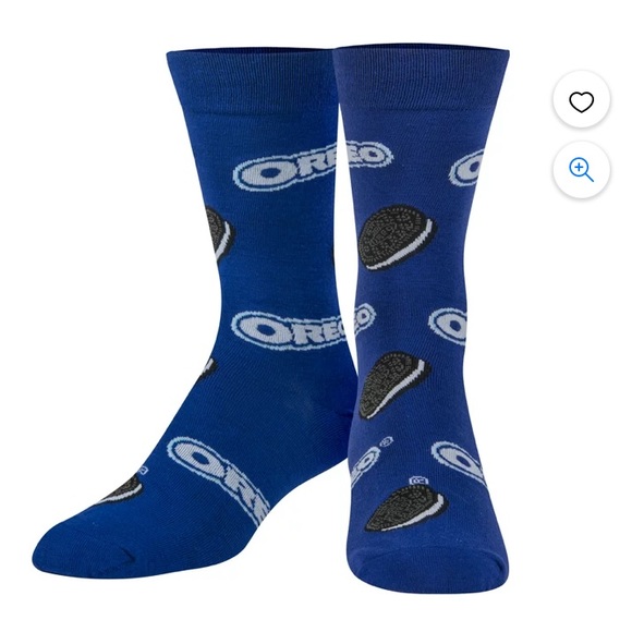 Men’s 4 Pack Candy & Cookie Sweet Treats Junk Food Theme Crew Socks Set - Picture 3 of 10